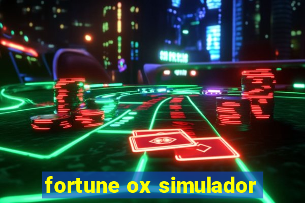 fortune ox simulador